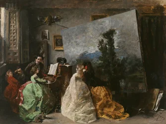 Interior del estudio de Muñoz Degrain en Valencia